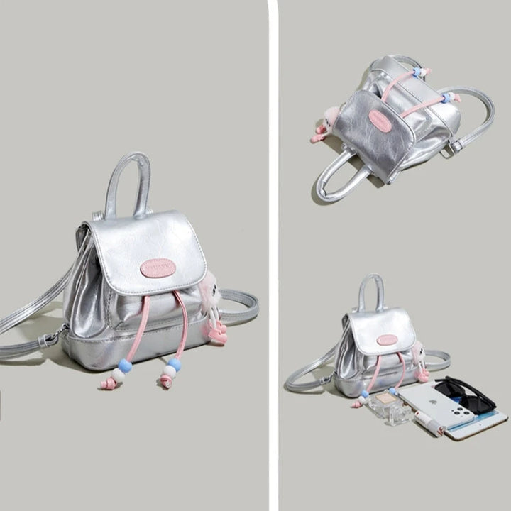 Decorative Charm Trend Mini Backpack
